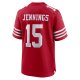 Men's San Francisco 49ers Jauan Jennings Nike  Scarlet  Game Jersey