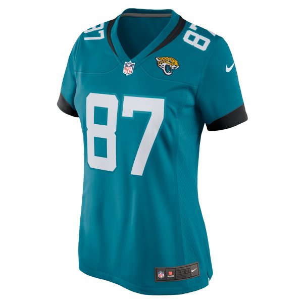 Women's Jacksonville Jaguars Josh Pederson Nike  Teal Team Game Jersey