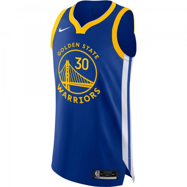 Men's Golden State Warriors Stephen Curry Nike Royal Jersey - Icon Edition