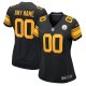 Women's Pittsburgh Steelers  Nike Black Alternate Custom Game Jersey