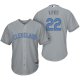 Cleveland Indians #22 Jason Kipnis 2017 Father's Day Gray Jersey