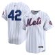 Men's New York Mets  Nike White 2024 Jackie Robinson Day Home Limited Jersey