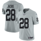 Las Vegas Raiders #28 Josh Jacobs Silver Men's Stitched NFL Limited Inverted Legend Jersey