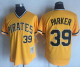 Mitchell And Ness Pittsburgh Pirates #39 Dave Parker Stitched Yellow Throwback MLB Jersey