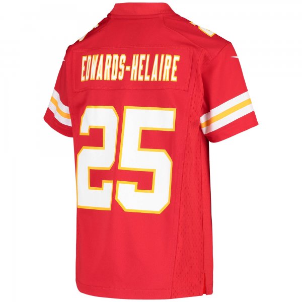 Youth Kansas City Chiefs Clyde Edwards-Helaire Nike Red Game Jersey