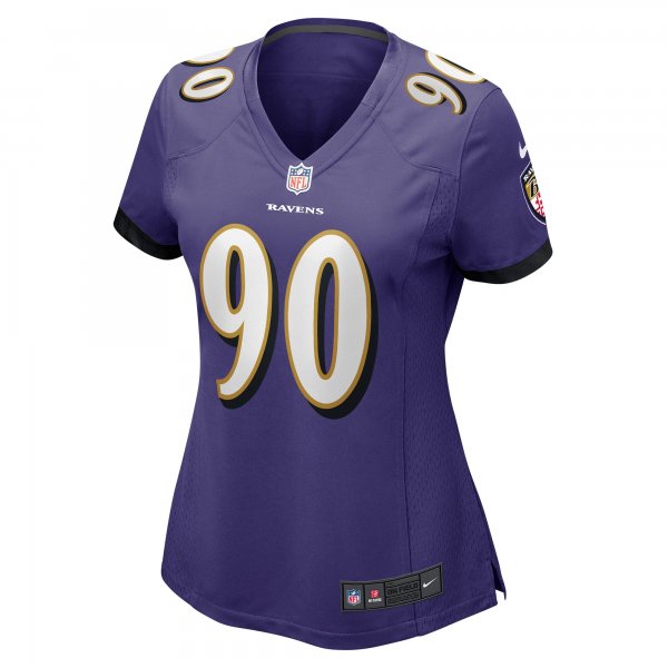 Women's Baltimore Ravens David Ojabo Nike Purple Game Player Jersey