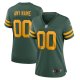 Women's Green Bay Packers Nike Green Alternate Custom Jersey