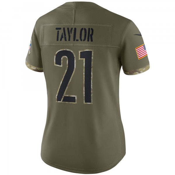 Women's Washington Commanders Sean Taylor Nike Olive 2022 Salute To Service Retired Player Limited Jersey