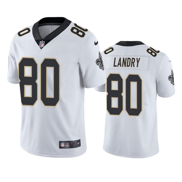 Youth New Orleans Saints #80 Jarvis Landry White Vapor Limited Nike NFL Jersey