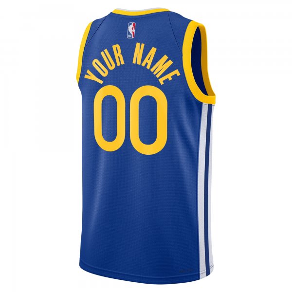 Unisex Golden State Warriors Nike Royal Swingman Custom Jersey - Icon Edition