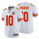 Men's Nike NFL Kansas City Chiefs Isiah Pacheco #10 White Stitched Limited Jersey