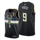 Men's Milwaukee Bucks #9 Bobby Portis 2021 NBA Finals Champions Black Jersey