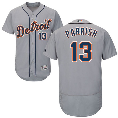 Detroit Tigers #13 Lance Parrish Grey Flexbase Collection Stitched MLB Jersey