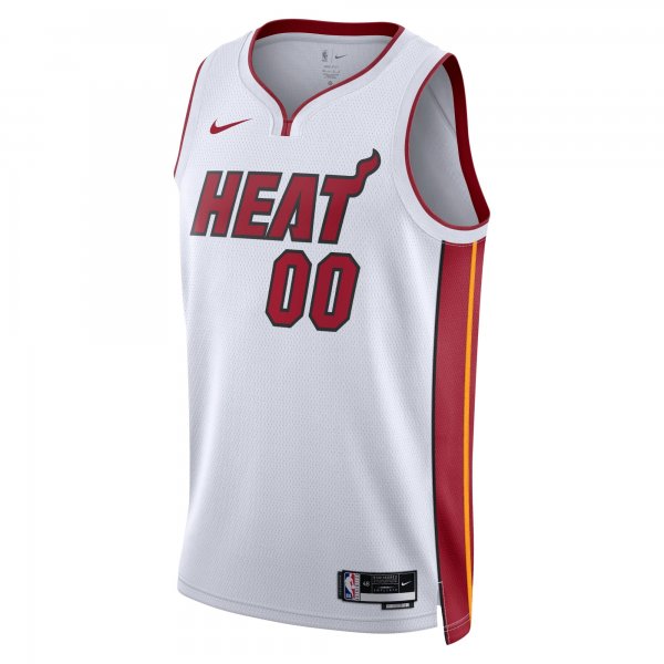 Unisex Miami Heat Nike White Swingman Custom Jersey - Association Edition