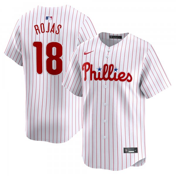 Men's Philadelphia Phillies Johan Rojas Nike White Home Limited Player Jersey