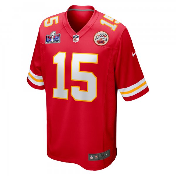 Men's Kansas City Chiefs Patrick Mahomes Nike Red Super Bowl LVIII Game Jersey