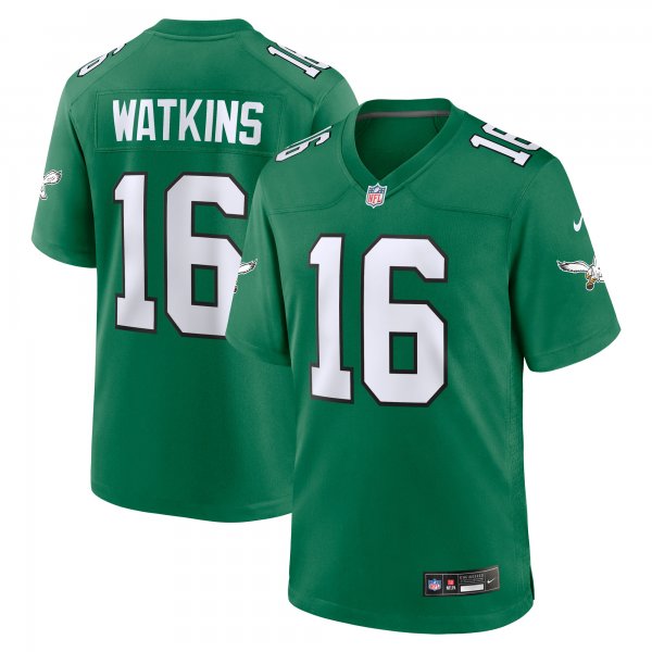 Men's Philadelphia Eagles Quez Watkins Nike Kelly Green Alternate Game Jersey