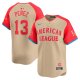 Men's American League #13 Salvador Perez Nike Cream 2024 MLB All-Star Game Cool Base Jersey