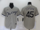 Men's Nike Chicago White Sox #45 Michael Jordan Grey Stitched MLB Cool Base Jersey