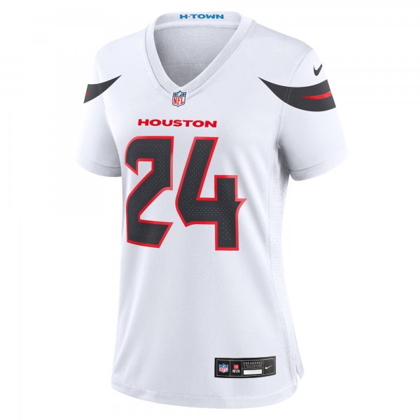 Women's Houston Texans Derek Stingley Jr. Nike White Game Jersey