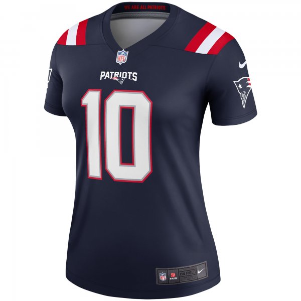 Women's New England Patriots Mac Jones Nike Navy Legend Jersey