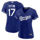 Women's Los Angeles Dodgers #17 Shohei Ohtani Nike Royal Blue MLB Cool Base Jersey