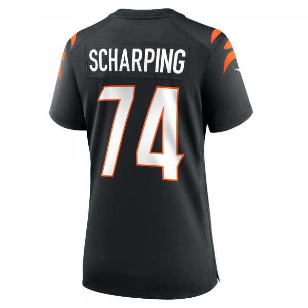 Women's Cincinnati Bengals Max Scharping Nike Black Game Player Jersey