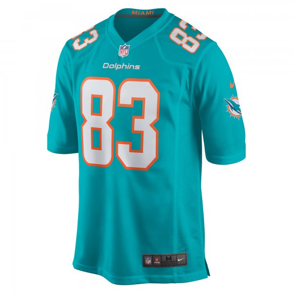 Men's Miami Dolphins Chase Claypool Nike  Aqua  Game Jersey