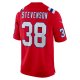 Men's New England Patriots Rhamondre Stevenson Nike Red Alternate Game Player Jersey