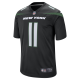 Men's New York Jets Jermaine Johnson II Nike Stealth Black Alternate Game Jersey