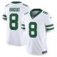 Men's New York Jets #8 Aaron Rodgers Nike Legacy White Vapor F.U.S.E. Limited Jersey