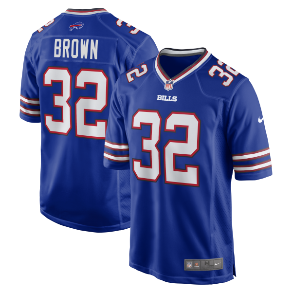 Men's Buffalo Bills Kyron Brown Nike Royal  Game Jersey