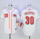 Cincinnati Reds #30 Ken Griffey White Cool Base Stitched MLB Jersey