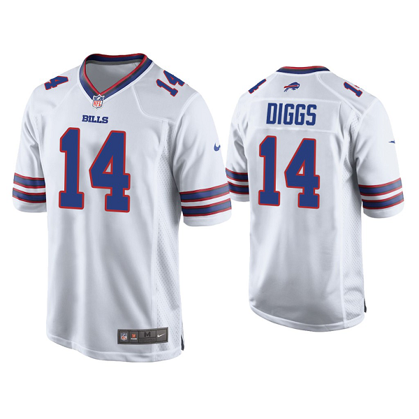 Men's Stefon Diggs Buffalo Bills White Game Jersey