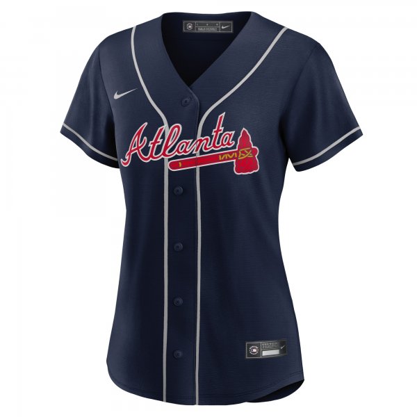 Women's Atlanta Braves Nike Navy Alternate Replica Team Jersey