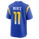 Men's Los Angeles Rams Carson Wentz Nike  Royal Team Game Jersey