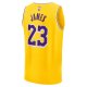 Men's Los Angeles Lakers LeBron James Fanatics Gold Fast Break Replica Jersey - Icon Edition