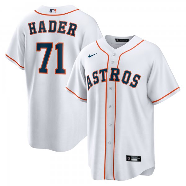 Men's Houston Astros Josh Hader Nike White Home Replica Player Jersey