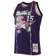 Men's Toronto Raptors Vince Carter Mitchell & Ness Purple 1998/99 Hardwood Classics NBA 75th Anniversary Diamond Swingman Jersey