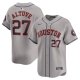 Men's Houston Astros Jose Altuve Nike Gray Away Limited Player Jersey