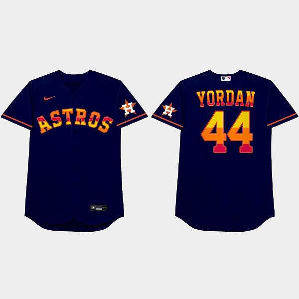 Yordan Alvarez 2021 Players Weekend Yordan Nickname Royal Men's Jersey