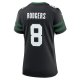 Women's New York Jets Aaron Rodgers Nike Legacy Black Alternate Game Jersey