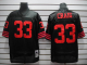 Men's Mitchell And Ness San Francisco 49ers #33 Roger Craig Black Stitched Throwback NFL Jersey