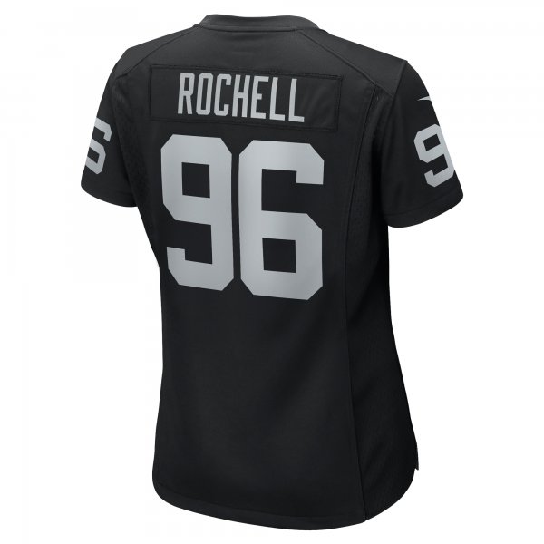 Women's Las Vegas Raiders Isaac Rochell Nike  Black Team Game Jersey