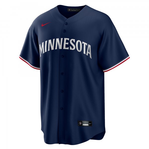 Men's Minnesota Twins Nike Navy Alternate Replica Team Logo Jersey