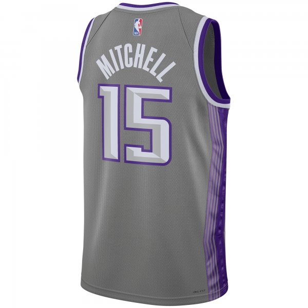 Unisex Sacramento Kings Davion Mitchell Nike Anthracite 2022/23 Swingman Jersey - City Edition