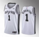 Men's San Antonio Spurs #1 Victor Wembanyama White 2022/23 Association Edition Stitched NBA Jersey