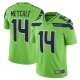 Men's Seattle Seahawks DK Metcalf Nike Neon Green Vapor Limited Player Jersey