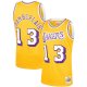 Men's Los Angeles Lakers Wilt Chamberlain Mitchell & Ness Gold 1971/72 Hardwood Classics Swingman Jersey