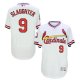 St. Louis Cardinals #9 Enos Slaughter White Flexbase Collection Cooperstown Stitched MLB Jersey